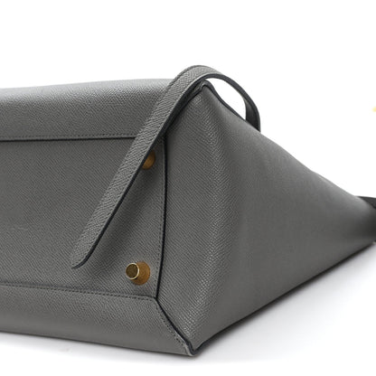 Grained Calfskin Mini Belt Bag Grey