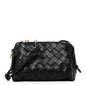 Calfskin Intrecciato Small Loop Top Handle Black