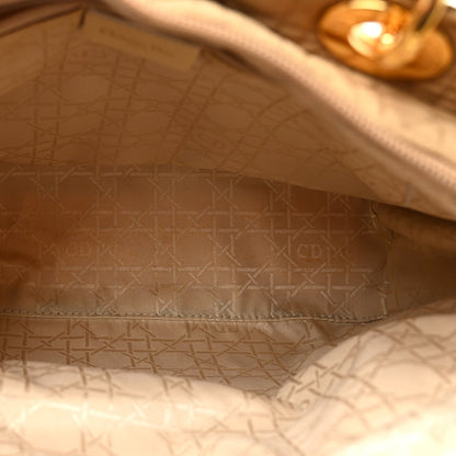 Nylon Cannage Large Lady Dior Tan
