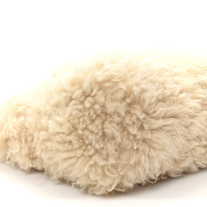 Shearling Shoulder Bag Natural