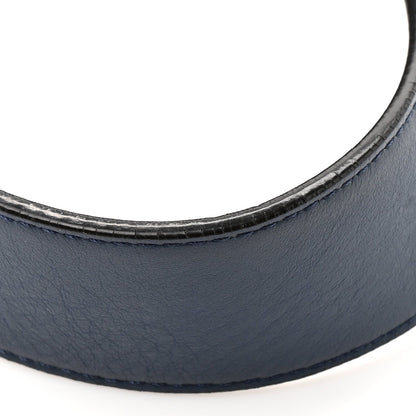 Vitello Century Opaco F is Fendi Kan I Shoulder Bag Blu Scuro
