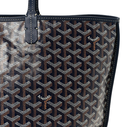 Goyardine Reversible Anjou PM Navy