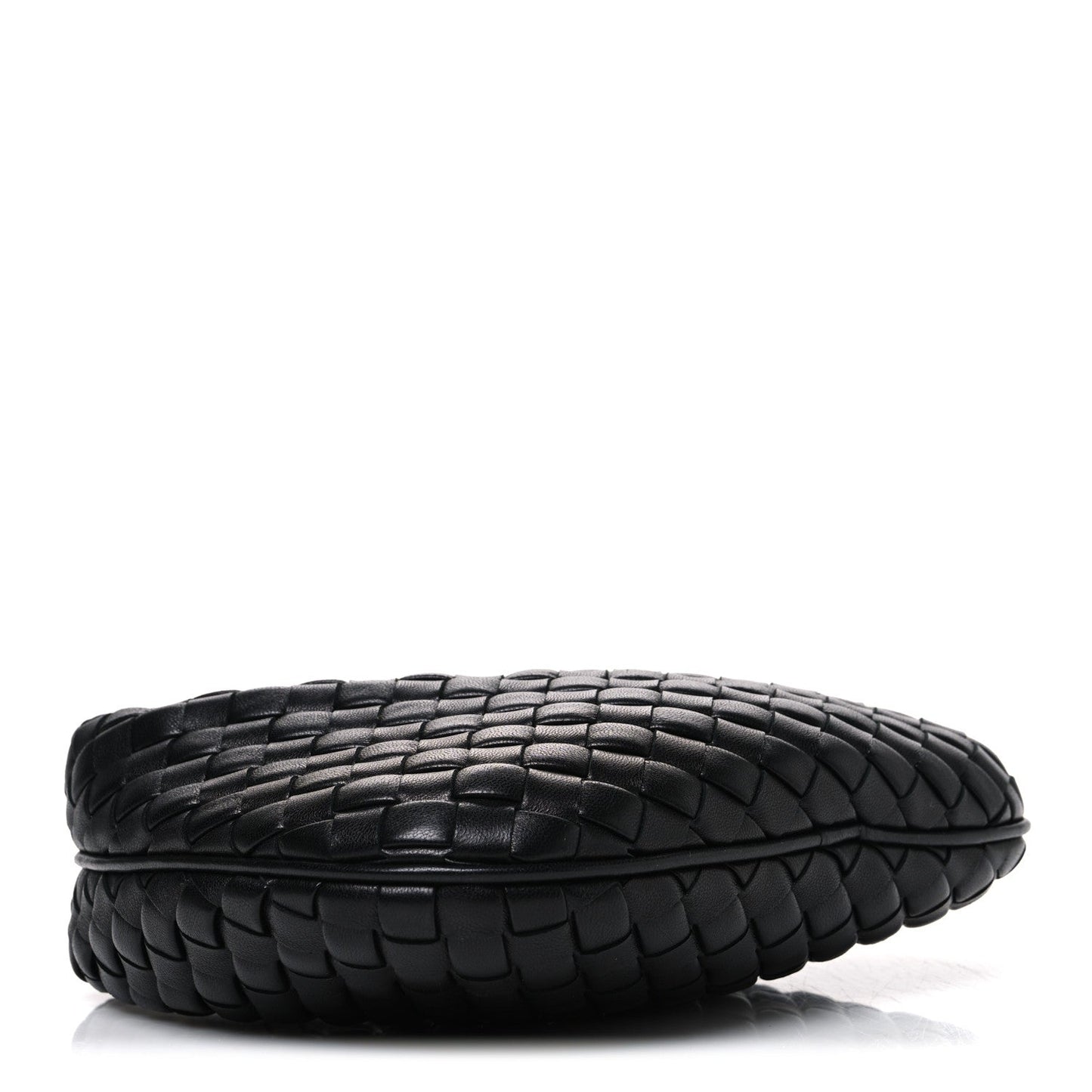 Nappa Intrecciato Baby Veneta Hobo Black