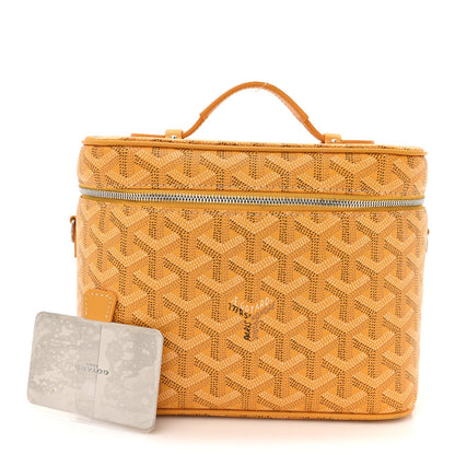Goyardine Muse Vanity Case Yellow