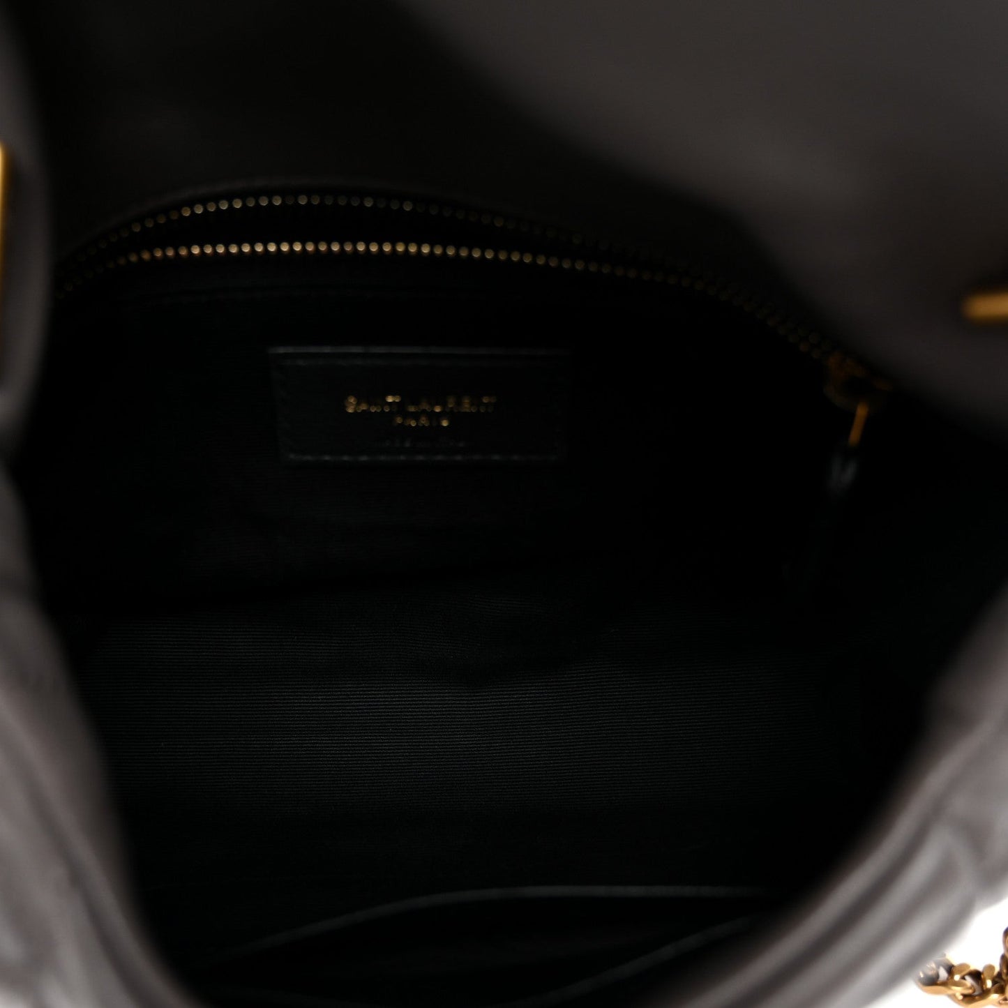 Lambskin Quilted Toy Loulou Puffer Monogram Chain Satchel Storm