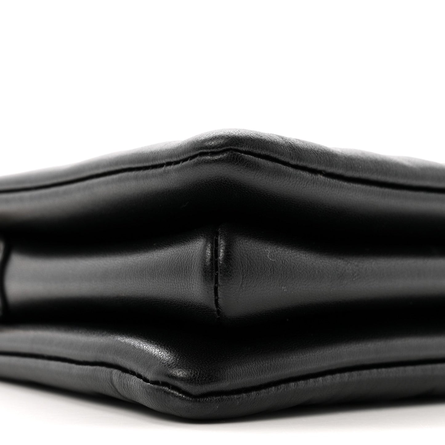 Lambskin Embossed Monogram Coussin BB Black