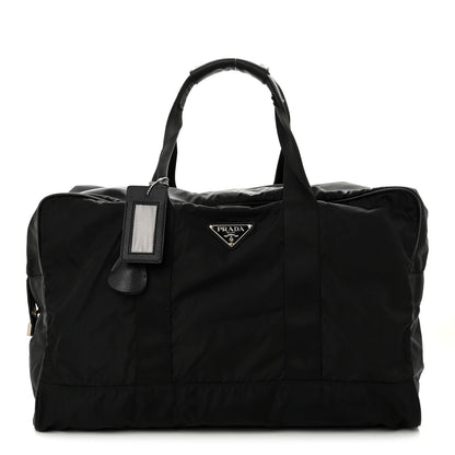 Tessuto Nylon Saffiano Carry On Travel Bag Black