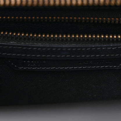 Canvas Smooth Calfskin Micro Tri-Color Luggage Carmin