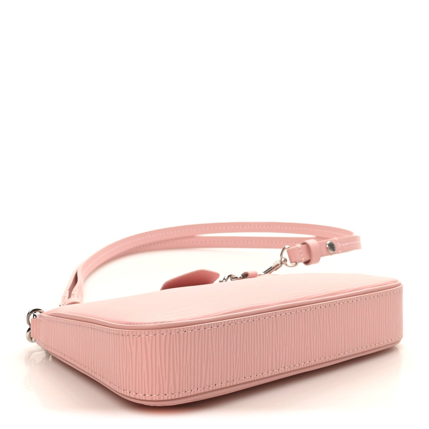 Epi Easy Pouch On Strap Rose Ballerine