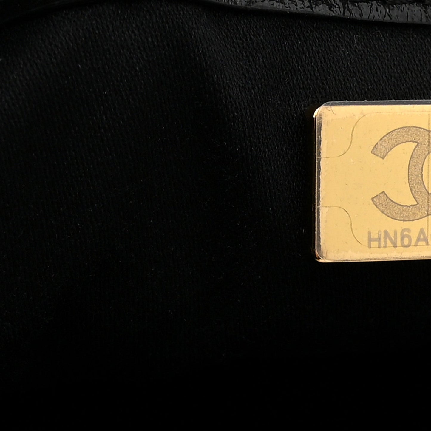 Shiny Crumpled Calfskin Quilted Small Chanel 25 Handbag Black
