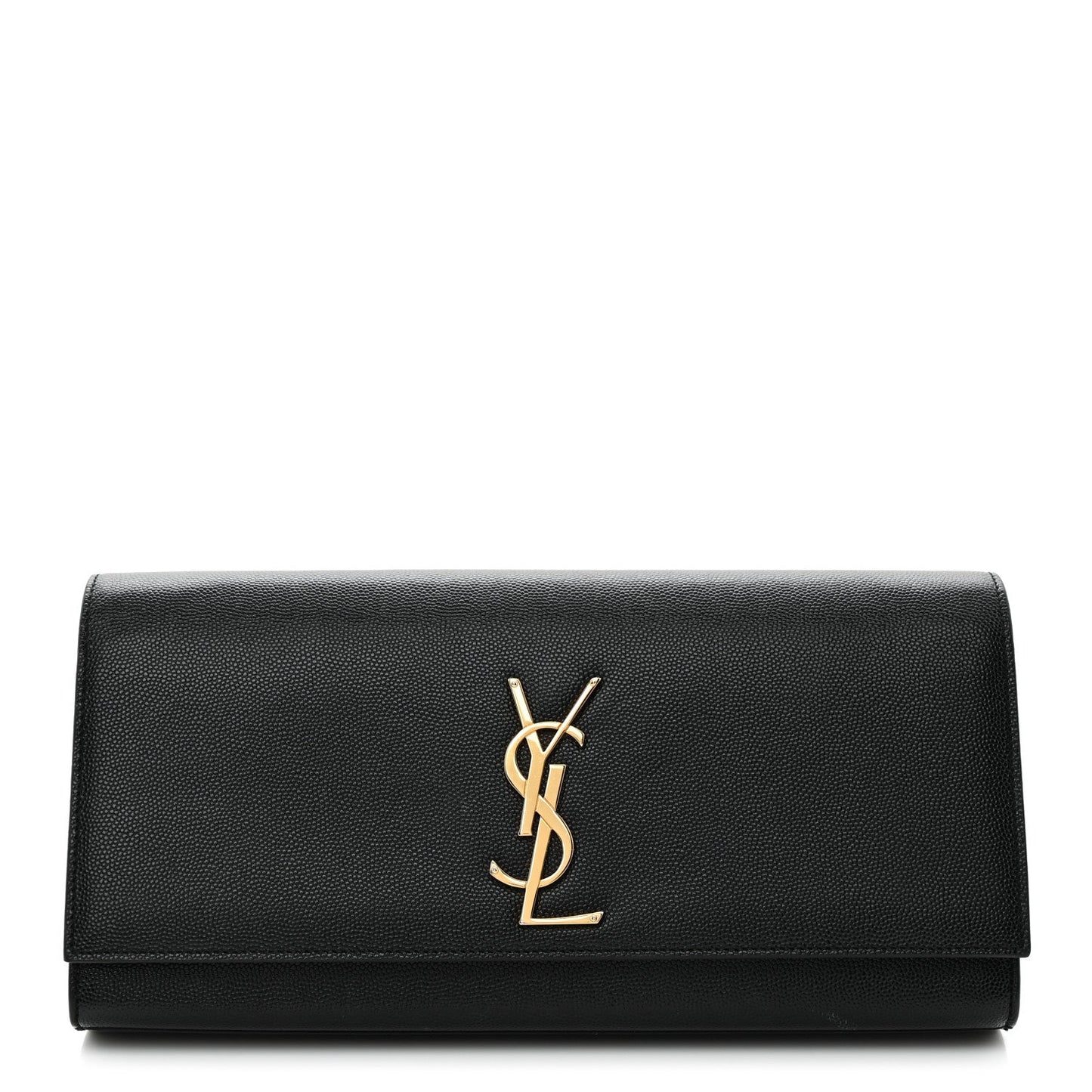 Grain De Poudre Monogram Cassandre Clutch Black