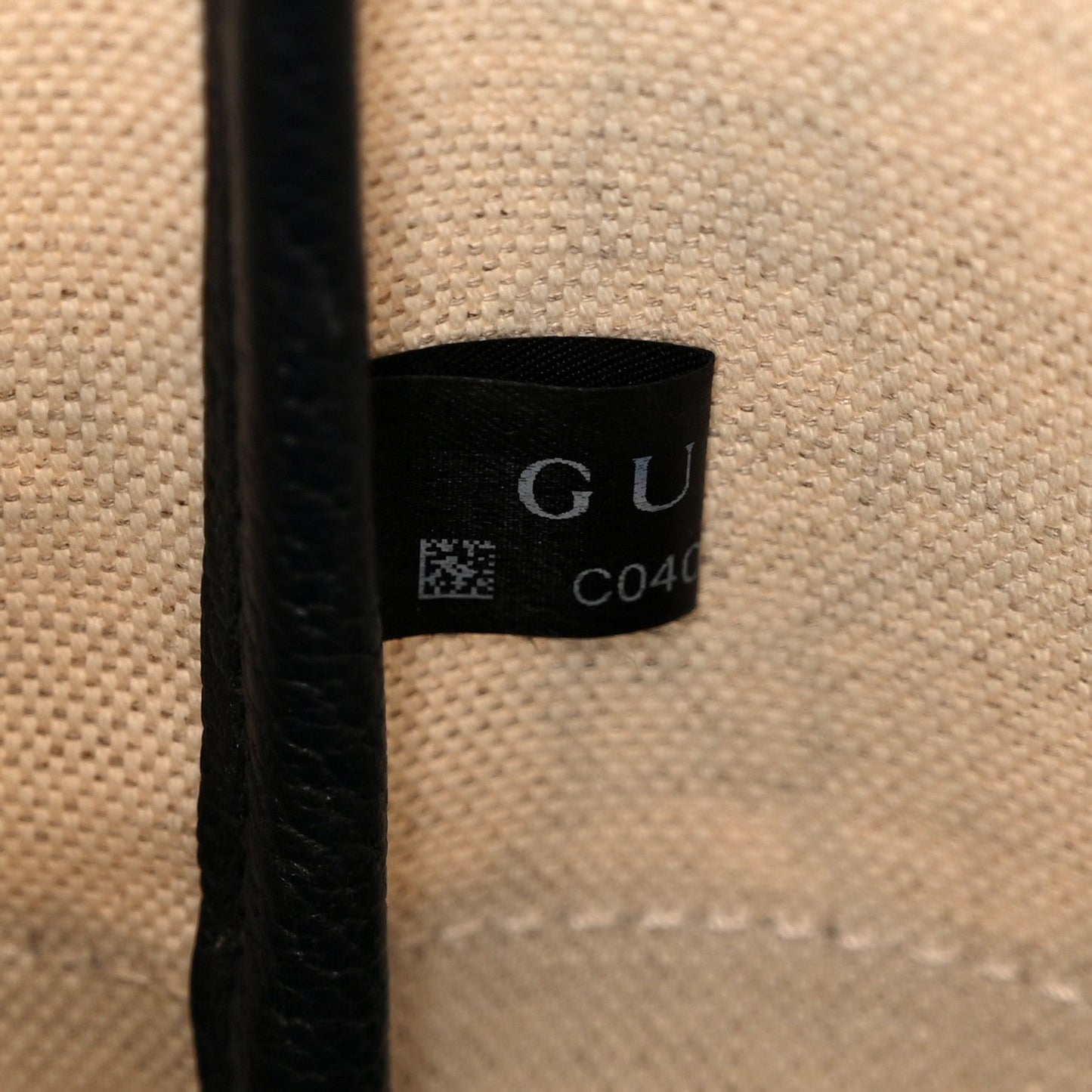 GG Supreme Monogram Textured Dollar Calfskin Web Small Ophidia Tote Beige Blue