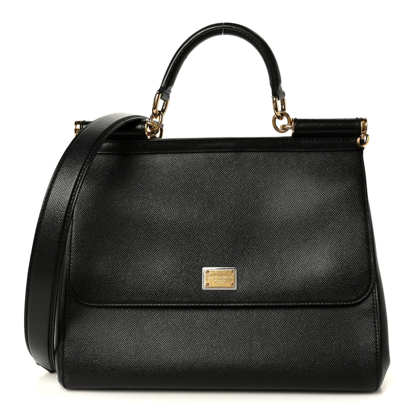 Dauphine Large Miss Sicily Satchel Black