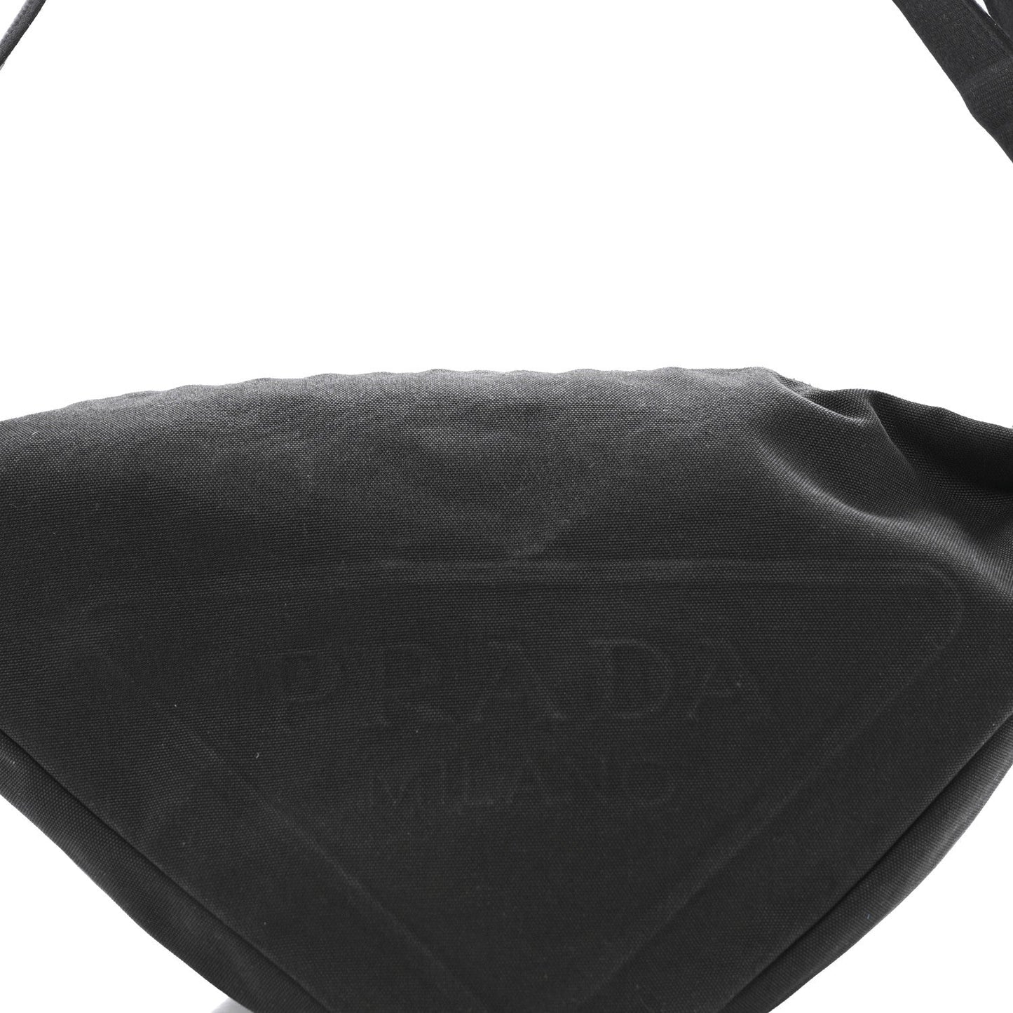 Canapa Triangle Shoulder Bag Black