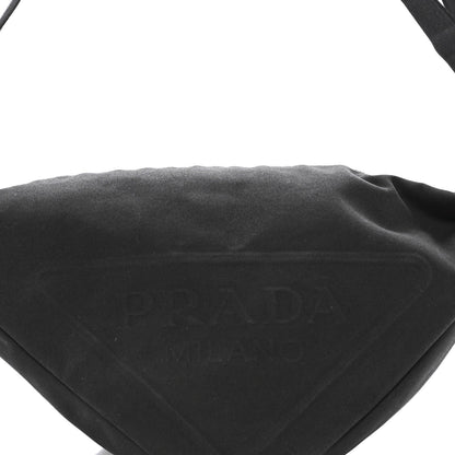 Canapa Triangle Shoulder Bag Black