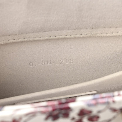 Calfskin Le Coeur Des Papillons Small Lady D-Joy White