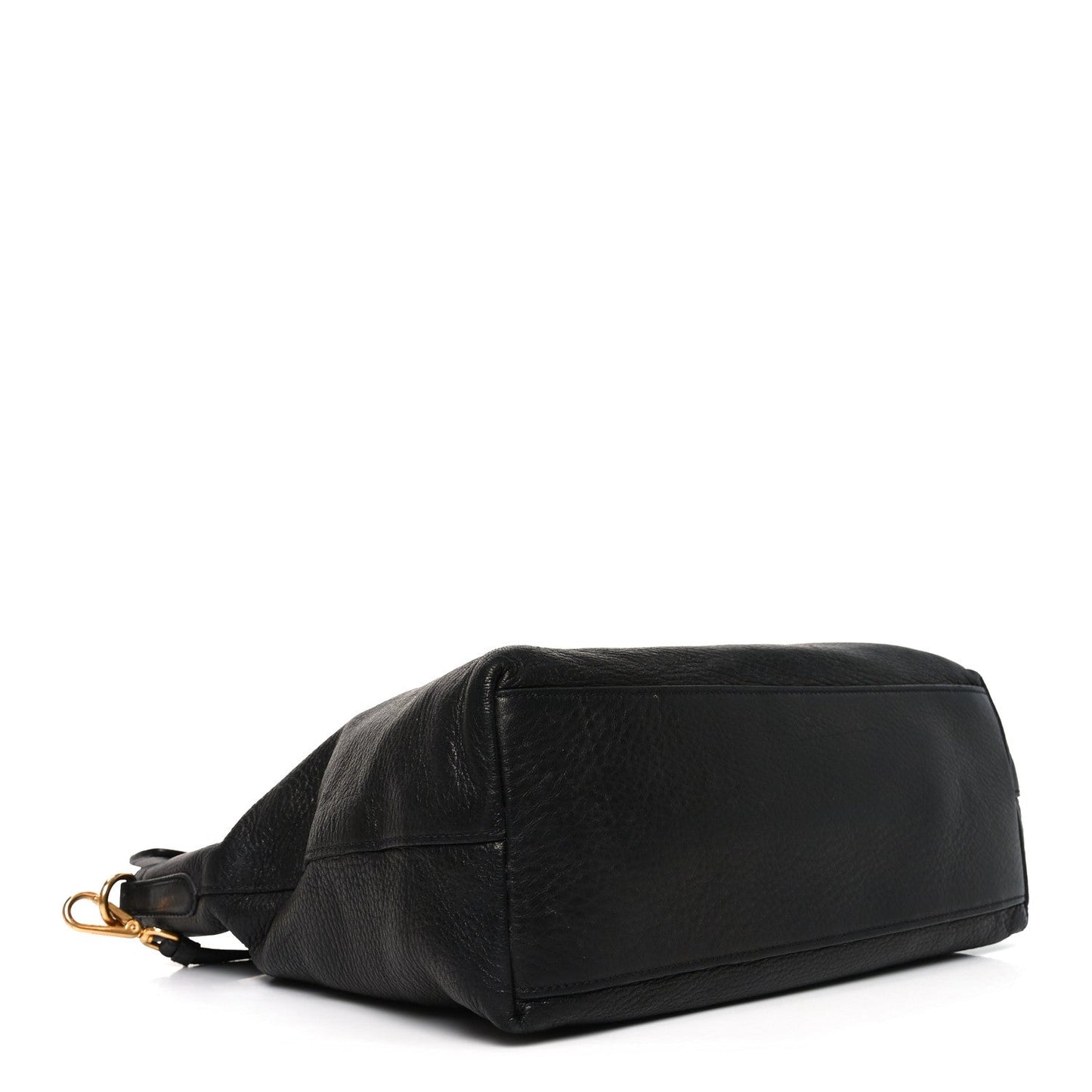 Vitello Daino Tote Black