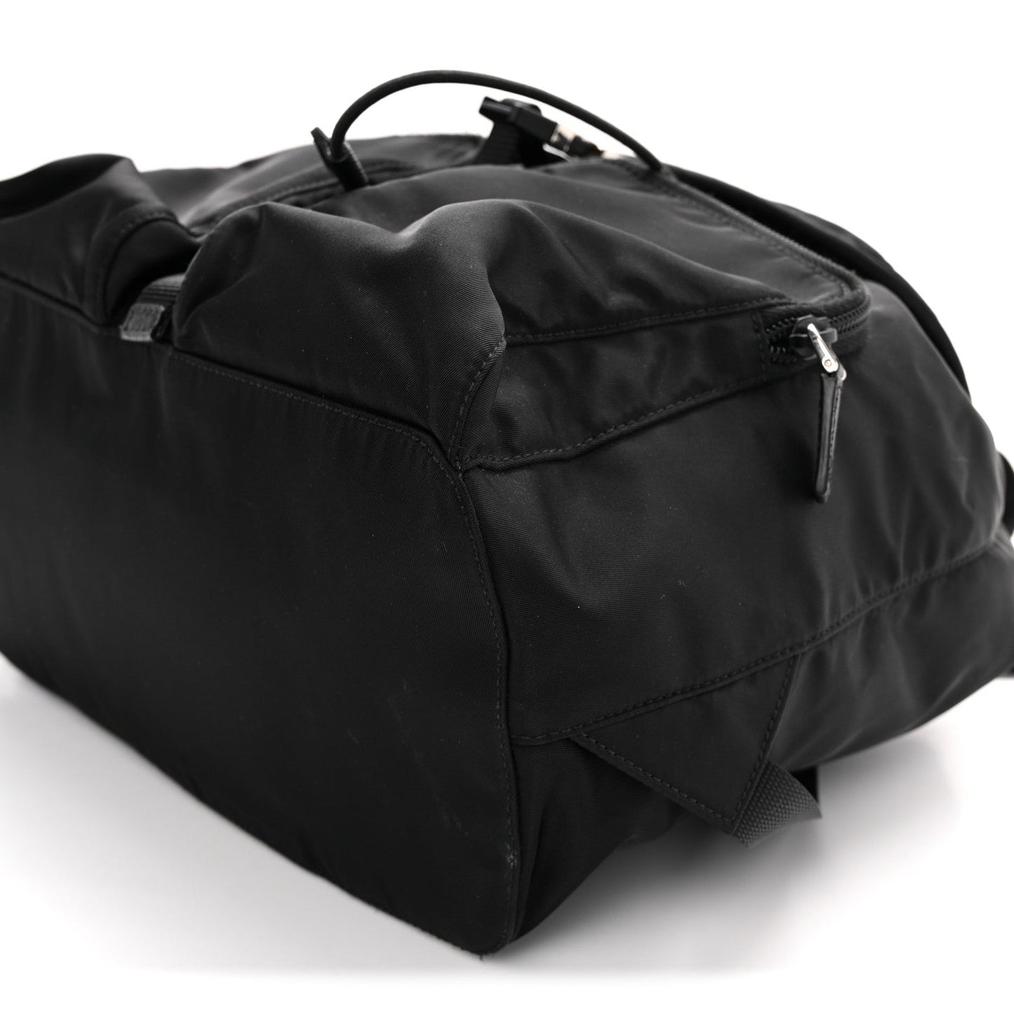 Tessuto Nylon Saffiano Vela Backpack Black
