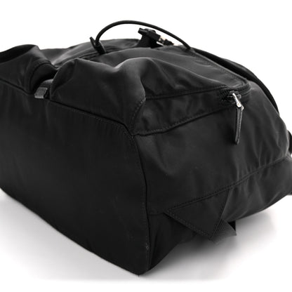 Tessuto Nylon Saffiano Vela Backpack Black