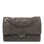 Washed Lambskin Jumbo Take Away Flap Grey