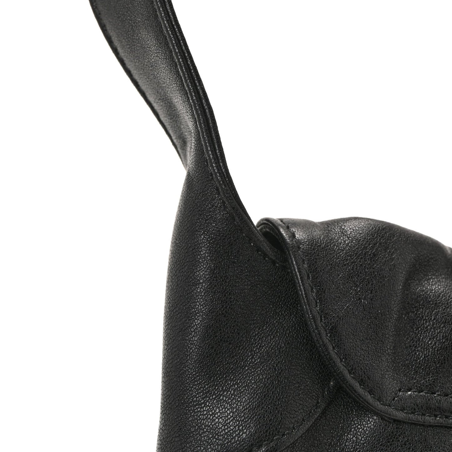 Goatskin Small GG Monochrome Aphrodite Shoulder Bag Black