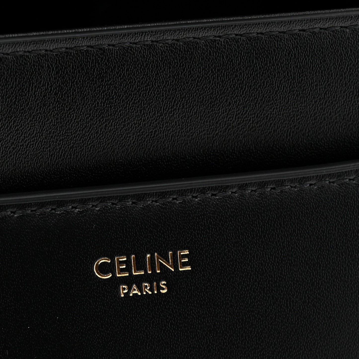 Satinated Calfskin Small 16 Top Handle Bag Black