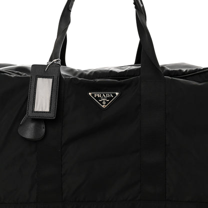 Tessuto Nylon Saffiano Carry On Travel Bag Black