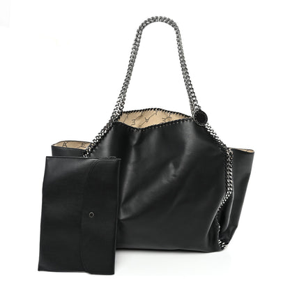 Alter Nappa Falabella Fine Chain Tote Black