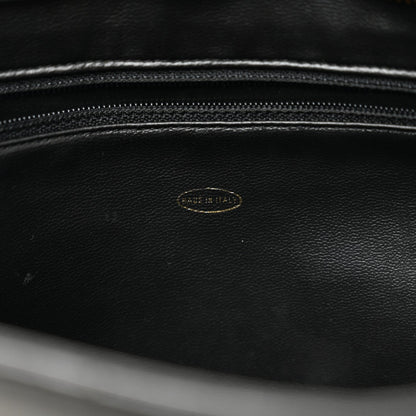 Lambskin Triple CC Shoulder Bag Black