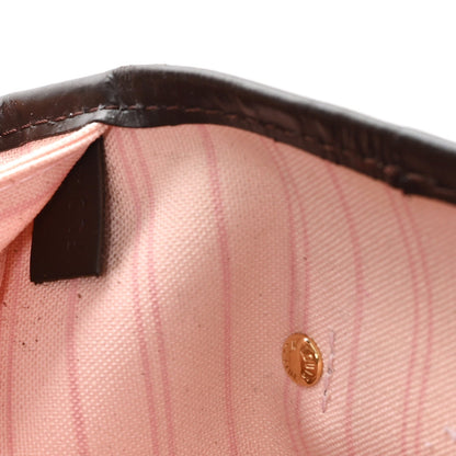 Damier Ebene Neo Neverfull MM Rose Ballerine