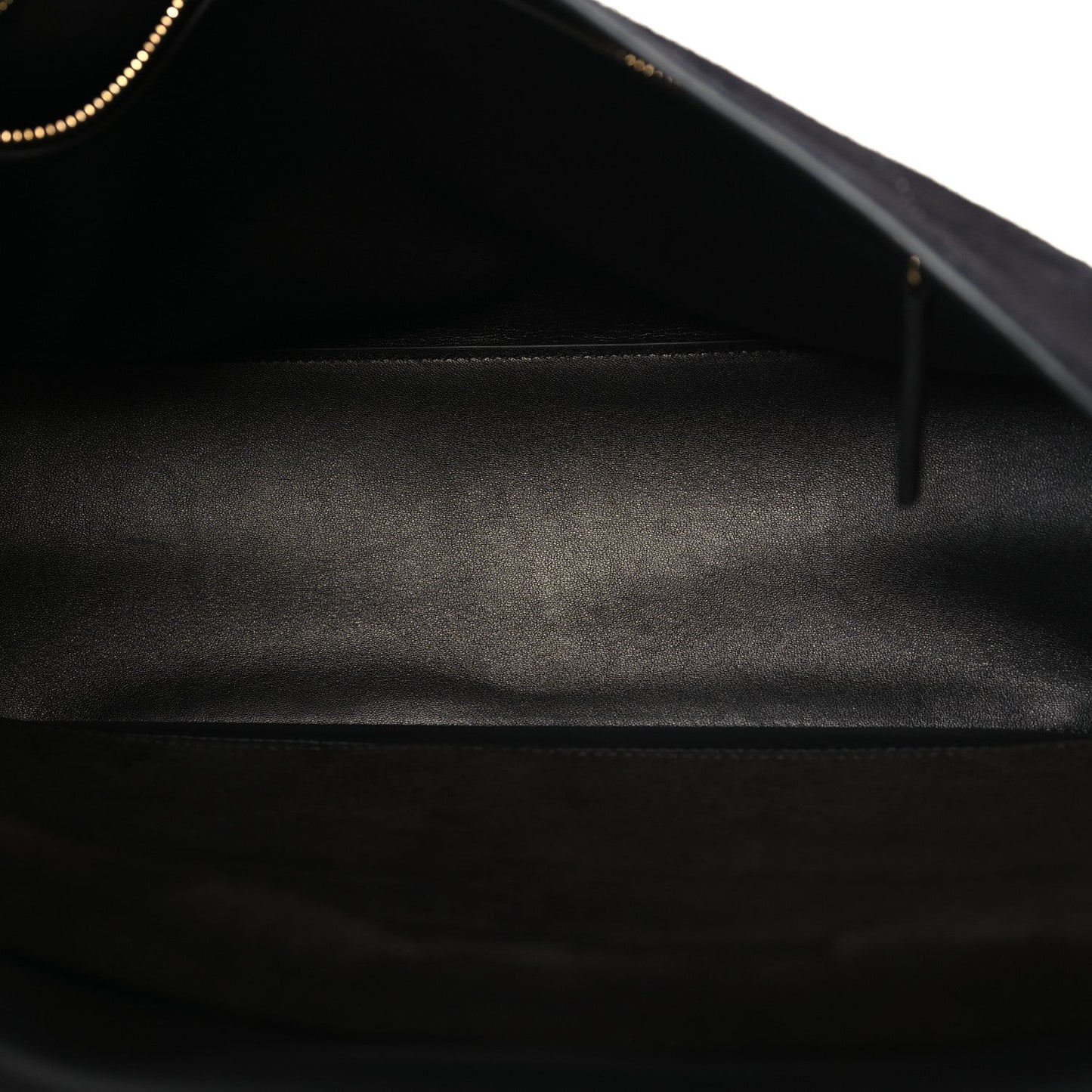 Suede Calfskin Small Souplissimo Maxi Flap Black