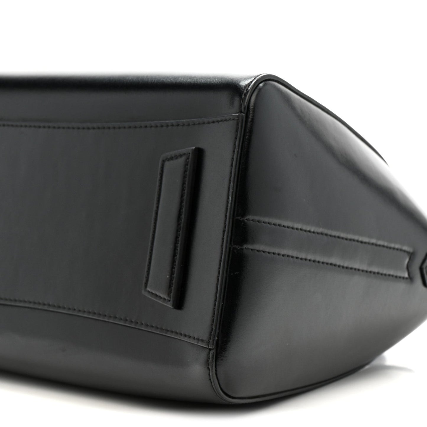 Shiny Lord Calfskin Small Antigona Black