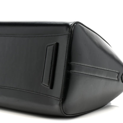 Shiny Lord Calfskin Small Antigona Black