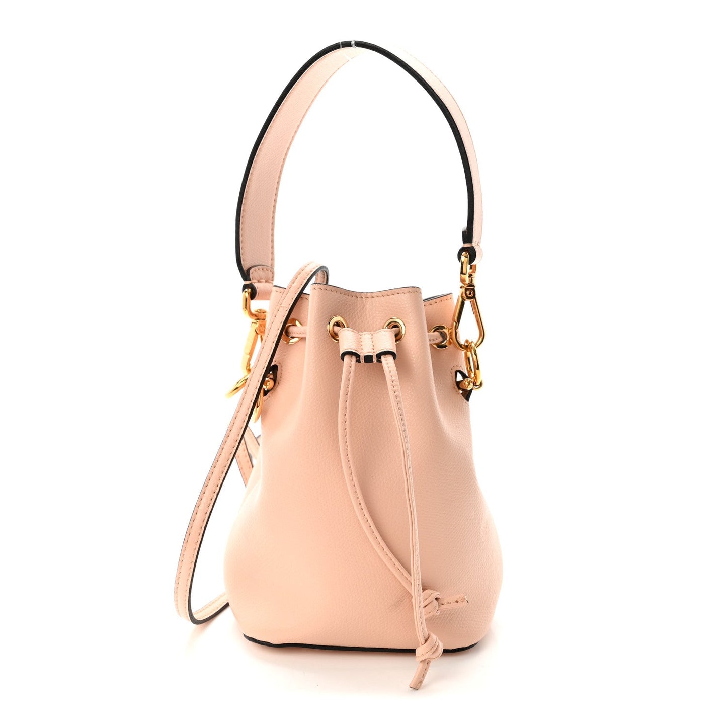 Vitello Cruise F is Fendi Mini Mon Tresor Bucket Bag Light Rose