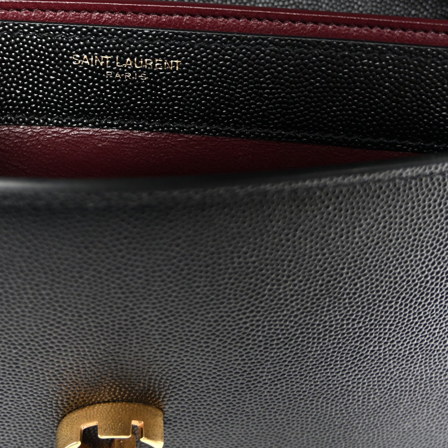 Grain De Poudre Monogram Cassandra Clasp Bag Black Rouge Legion