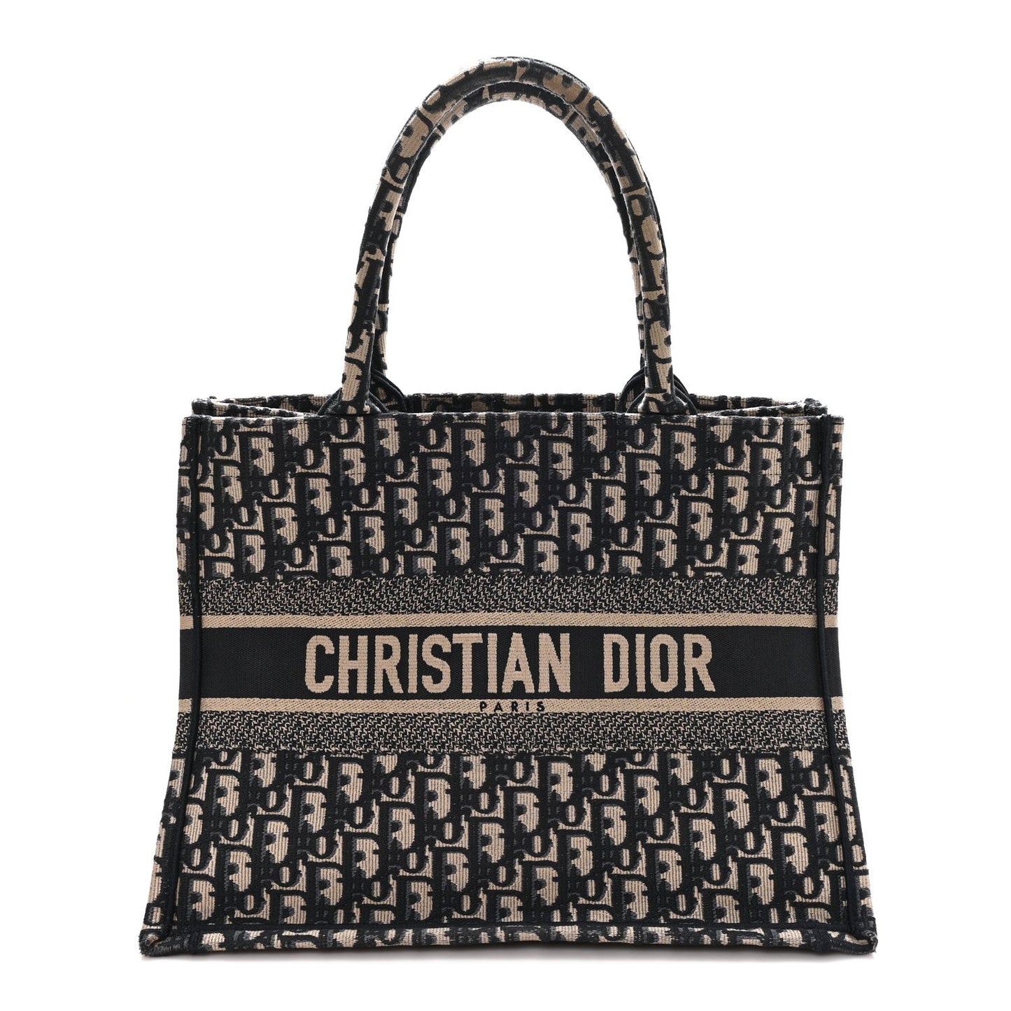 Oblique Medium Book Tote Blue Multicolor