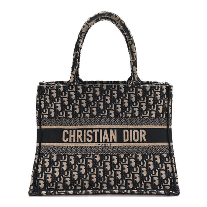 Oblique Medium Book Tote Blue Multicolor