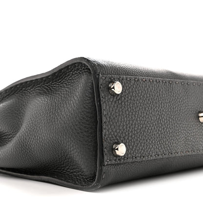 Cuoio Romano Selleria Bi-Color Medium Peekaboo Iconic Satchel Asfalto Latte