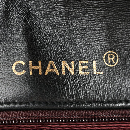 Lambskin Quilted Small Single Flap Black