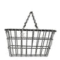 Brass Calfskin Medium Grocery By Chanel Shopping Basket Silver