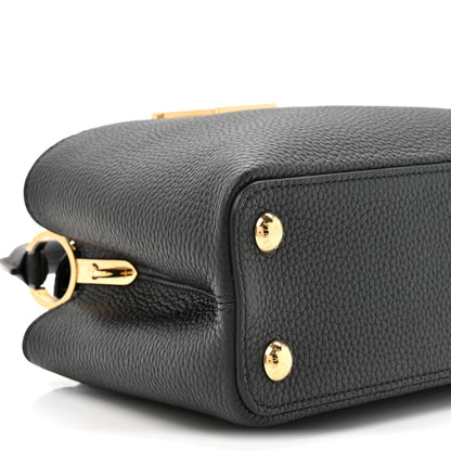 LV X TM Taurillon BB Capucines Black