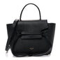 Grained Calfskin Nano Belt Bag Black