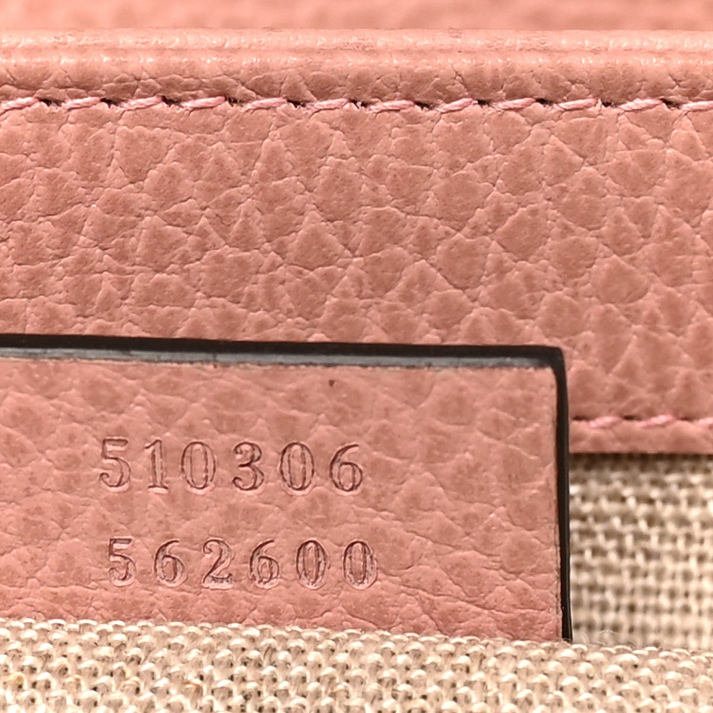 Dollar Calfskin Medium Interlocking G Top Handle Shoulder Bag Soft Pink