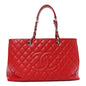 Caviar Quilted XL Grand Shopping Tote GST Red