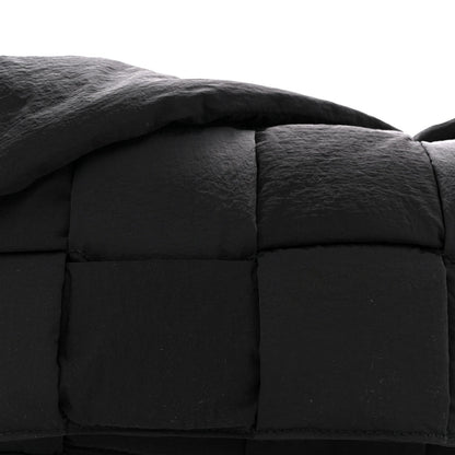 Nylon Intrecciato Padded Tech Cassette Bag Black