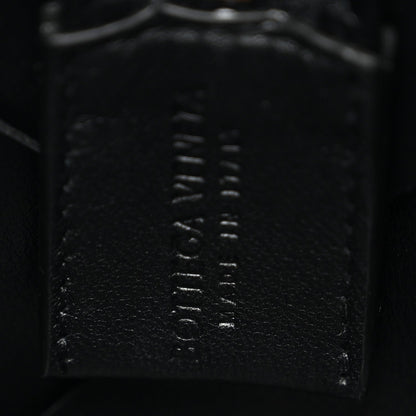 Lambskin Maxi Intrecciato Small Cassette Camera Bag Black