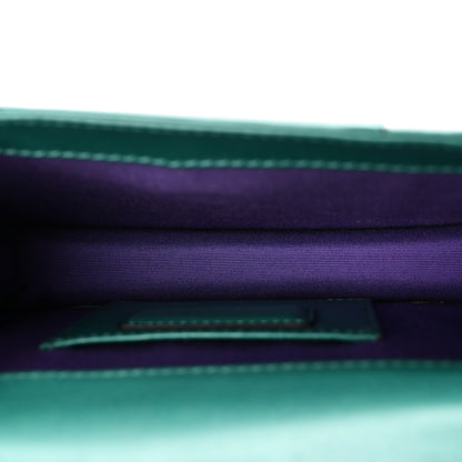 Calfskin Small Serpenti Forever Snake Strap Crossbody Bag Emerald Green