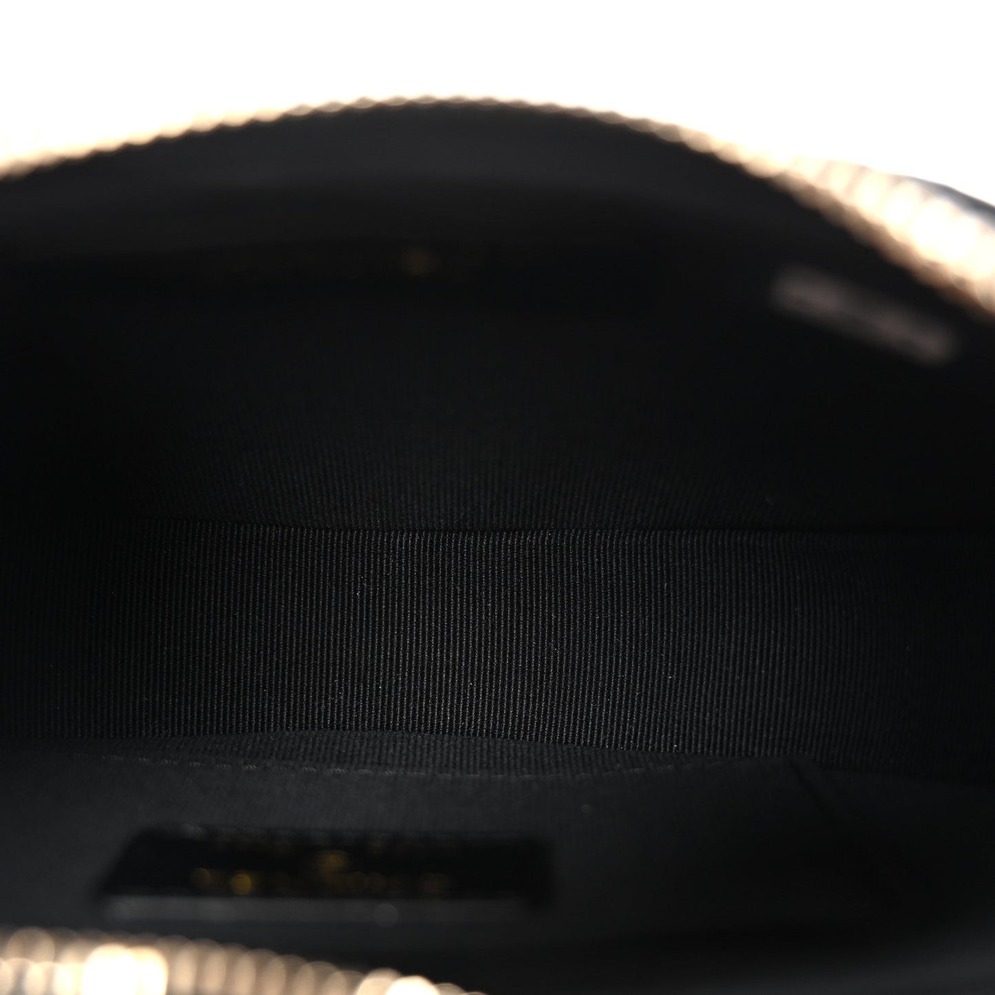 Velvet Crystal Quilted Chain Hobo Black