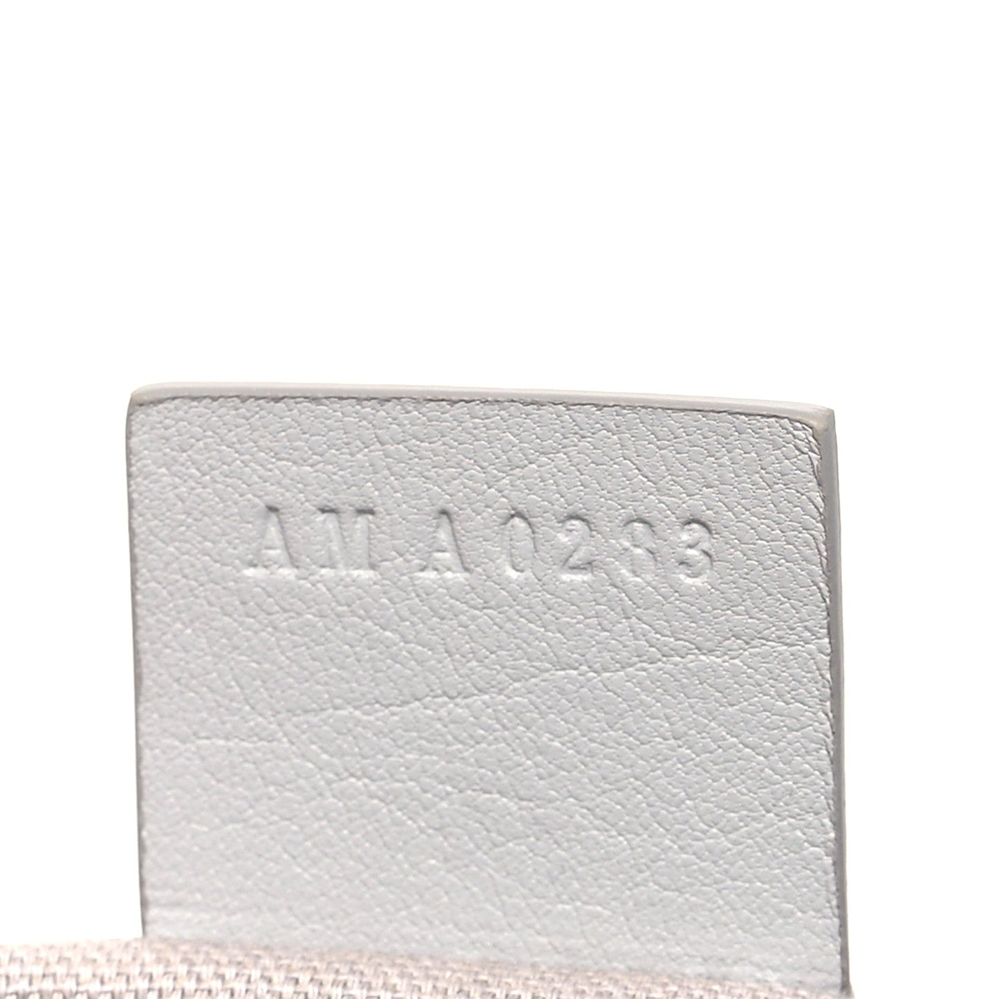 Tumbled Calfskin Mini Voyou Boyfriend Party Bag Light Grey