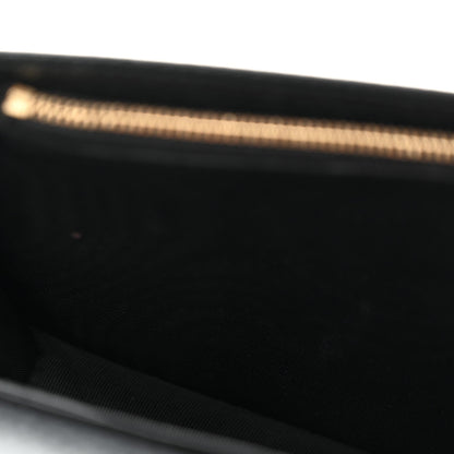 Calfskin Mini GG Marmont Chain Wallet Black